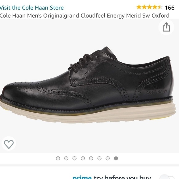 COLE Haan Men's Originalgrand Cloudfeel Energy Merid Sw Oxford - Picture 6 of 10